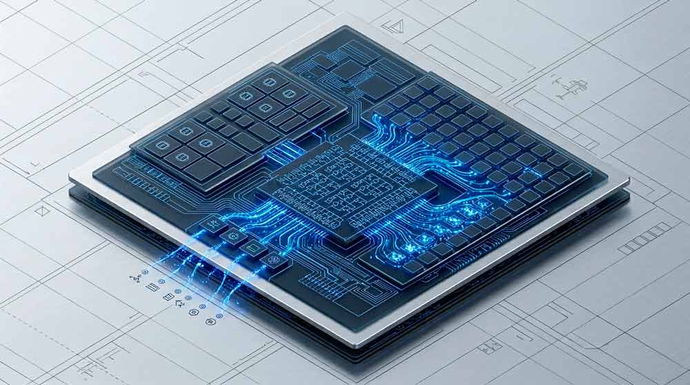 Детальная техническая визуализация основных компонентов нейронного ядра Windows 12